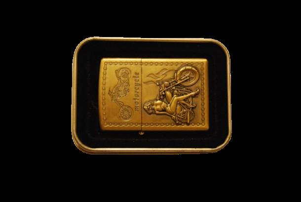 Bensin lighter motorsykkel motiv